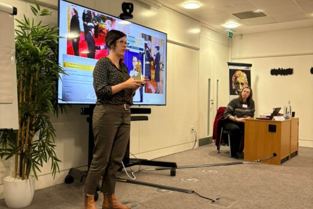 Jenny Cleary of Essential Property Group presenting