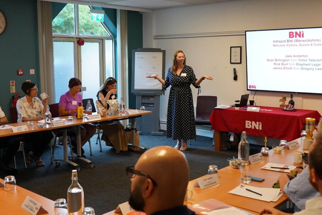Ellie Lees hosting weekly business networking meeting in Leamington Spa