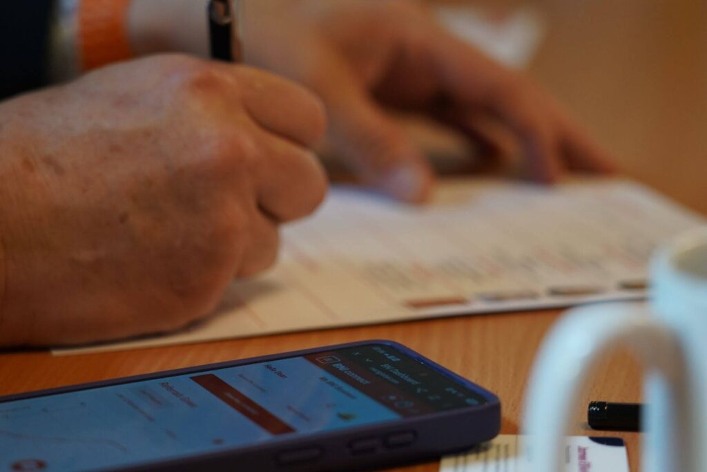 note taking during networking meeting