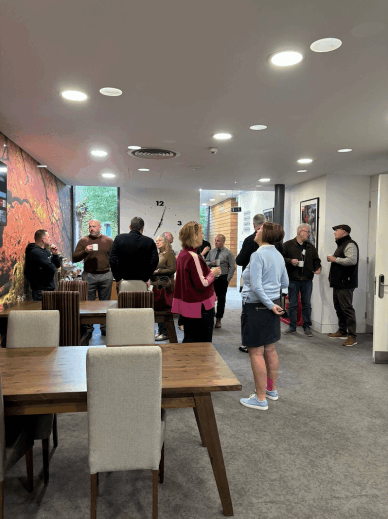 Friendly networking between Warwickshire business owners