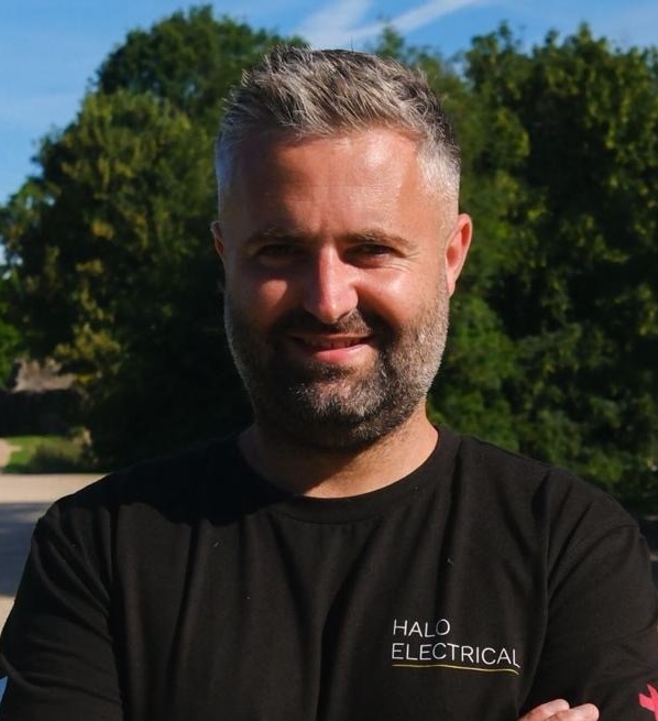 Carl Metcalfe of Halo Electrical, Kenilworth
